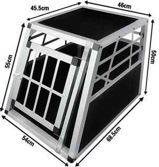 Topmast autobench Aluminium 69x54x50, Dieren en Toebehoren, Hondenbenches, Zo goed als nieuw, Ophalen