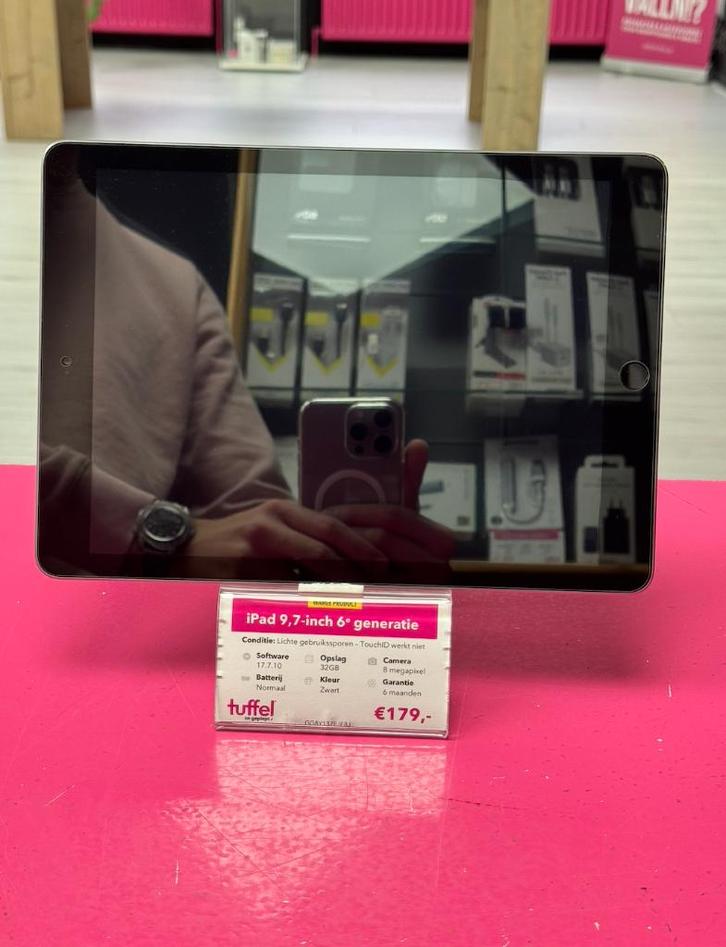 Refurbished iPad 9,7-inch 6e generatie 32GB, Computers en Software, Apple iPads, Refurbished, Apple iPad, Wi-Fi, 10 inch, 32 GB