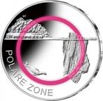 5 Euro Polymerring Sammlermünze 2021 Polare Zone, Verzenden, Duitsland, 5 euro, Goud