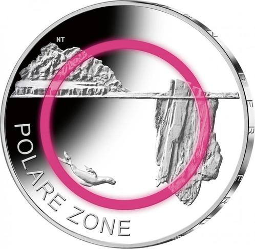 5 Euro Polymerring Sammlermünze 2021 Polare Zone, Postzegels en Munten, Munten | Europa | Euromunten, 5 euro, Duitsland, Goud