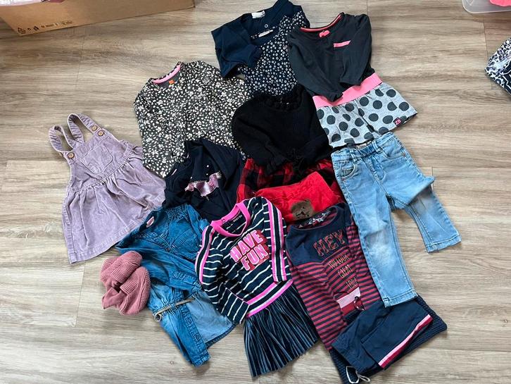 Kleding pakket maat 80 meisje najaar/winter, Kinderen en Baby's, Babykleding | Maat 80, Gebruikt, Meisje, Jurkje of Rokje, Ophalen of Verzenden