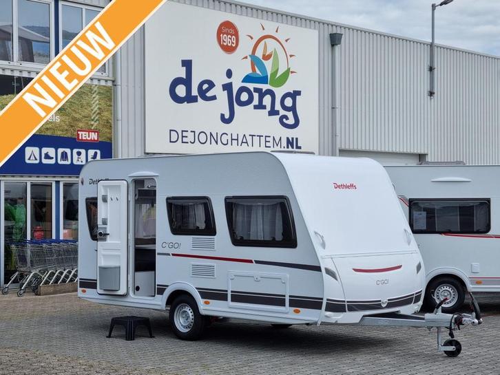 Dethleffs C'Go 415 QL, Caravans en Kamperen, Caravans, tot en met 4, 750 - 1000 kg, Standaardzit, Dethleffs, Dwarsbed, Overige typen