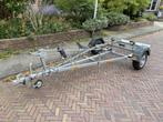 Boot trailer aanhanger kar motorboot rib rubberboot 3,90M., Watersport en Boten, Boottrailers, Ophalen, Minder dan 1500 kg, Gebruikt