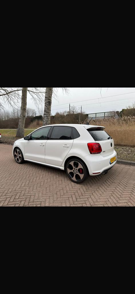 NAP ✅ Volkswagen polo GT 1.4. NAVI/ GTI 17/ PDC / ECC, Automaat, Stof, Wit, Particulier