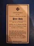WO2 Duits doodsprentje 1943, Ophalen of Verzenden, Duitsland, Boek of Tijdschrift