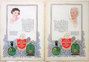 10 vintage reclames Lohse Uralt Lavendel eau de cologne 1939 beschikbaar voor biedingen