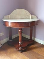 Victoriaans mahony marmer top was tafel, Ophalen