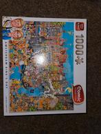 King Puzzel - Amsterdam Koningsdag - 1000 stukjes, Ophalen of Verzenden, 500 t/m 1500 stukjes, Gebruikt, Legpuzzel