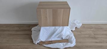 3 ikea besta wandmeubel kastjes met ophangrails - afbeelding 8