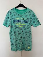 164 Jongens tropical surf print t-shirt WE fashion groen, Jongen, Gebruikt, Ophalen of Verzenden, WE Fashion