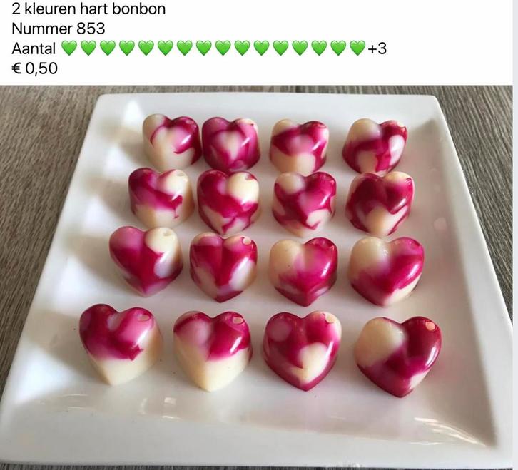Div decoratie nep meer kleuren bonbon deel 1, Huis en Inrichting, Woonaccessoires | Overige, Nieuw, Ophalen