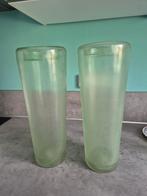2 vazen ptmd hoog, Ophalen, Gebruikt, Glas, Minder dan 50 cm