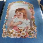 Vintage Prent met Kind - Voor 1940, Gebruikt, Ophalen of Verzenden, Voor 1940, Prent