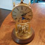 Vintage Quartz tafelklok met maanface- indicator, Antiek en Kunst, Antiek | Klokken, Ophalen of Verzenden