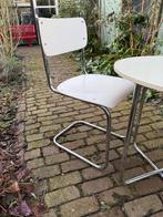 Buisframe eethoek, koffiehoek Auping zeldzaam set, Gebruikt, Twee, Wit, Hout