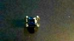 1/4 315762-4 Grote Zilveren Ring Van Biba Met Blauwe Steen, Met edelsteen, 17 tot 18, Ophalen of Verzenden, Zo goed als nieuw