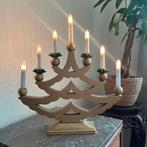 Vintage jaren 70 kerst kandelaar trappetje, Diversen, Kerst, Ophalen of Verzenden, Zo goed als nieuw