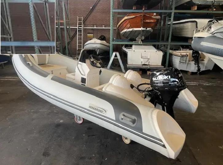 Nimarine MX410 RIB incl. 20 PK Suzuki met powertilt, Watersport en Boten, Rubberboten, Zo goed als nieuw, Overige merken, Overige materialen