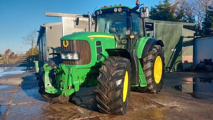 John deere 7530, Zakelijke goederen, Agrarisch | Tractoren, John Deere, Gebruikt, Ophalen of Verzenden