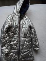 Zilverkleurige gewatteerde jas bnosy 134 140, Kinderen en Baby's, Kinderkleding | Maat 134, Gebruikt, B.Nosy, Meisje, Ophalen of Verzenden