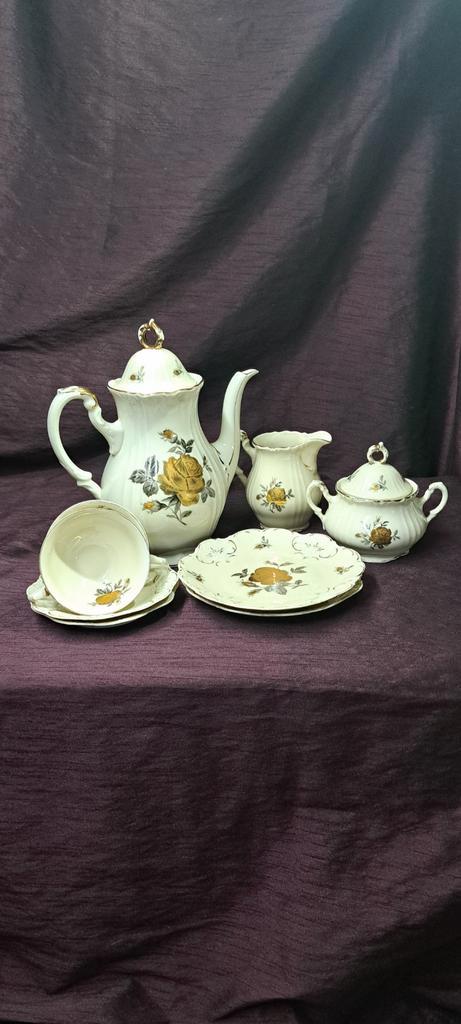 Bavaria Elfenbein Ontbijtservies 2 Persoons Vintage, Antiek en Kunst, Antiek | Servies compleet, Ophalen