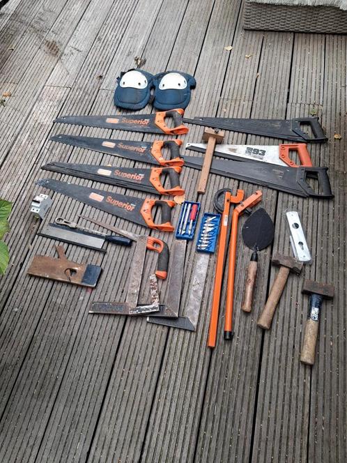 Verschillende gereedschappen, oa zagen, pijpenbuig,blokhaken, Doe-het-zelf en Verbouw, Gereedschap | Handgereedschap, Gebruikt