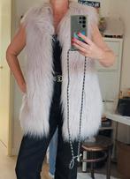 Blugirl Blumarine mouwloze Faux fur gilet | pastel roze | L, Blugirl Blumarine, Ophalen of Verzenden, Gedragen, Roze