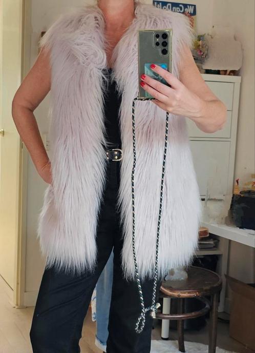 Blugirl Blumarine mouwloze Faux fur gilet | pastel roze | L, Kleding | Dames, Bodywarmers, Gedragen, Roze, Ophalen of Verzenden