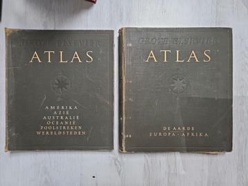 
Grote Elsevier Atlas – 2-delige set (vintage) beschikbaar voor biedingen