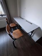 Vintage schoolbureautje knutselbureau, tekentafel kids, Ophalen, Gebruikt