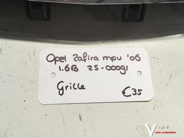 Opel Zafira 1.6 B 2006 2500091  Grille beschikbaar voor biedingen