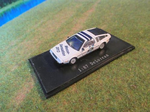 DMC DeLorean LK-81 - NPE Wit Messemodell, Hobby en Vrije tijd, Modelauto's | 1:87, Nieuw, Auto, Ophalen of Verzenden