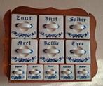 Delfts blauw kruidenrek met lades, Antiek en Kunst, Ophalen