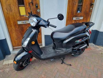 Sym Fiddle Matblack/black bij Scooterforyou, Zwolle beschikbaar voor biedingen