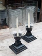 Prachtige windlichten, 2 stuks. H 50, Huis en Inrichting, Woonaccessoires | Kandelaars en Kaarsen, Ophalen, Zo goed als nieuw