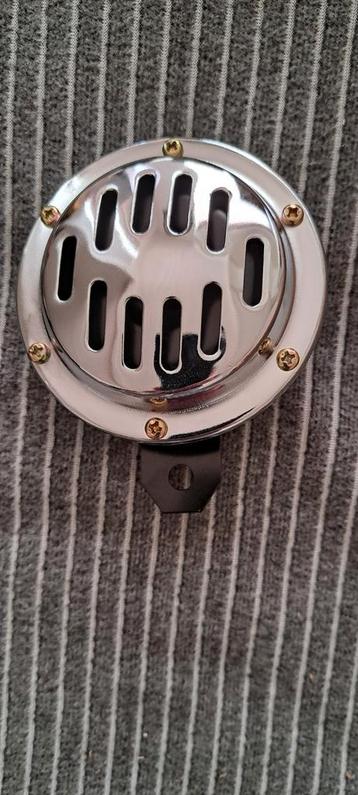 6v Claxon Oldtimer. Chroom. Nieuw. 6 volt beschikbaar voor biedingen