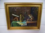 A6370. Schilderij Stilleven, Antiek en Kunst, Ophalen of Verzenden