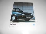 brochure Volkswagen Jetta  1986, Overige merken, Ophalen of Verzenden, Zo goed als nieuw