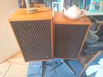 Wharfedale vintage speakers super 60, Audio, Tv en Foto, Luidsprekers, Gebruikt, Minder dan 60 watt, Front, Rear of Stereo speakers