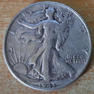 Verenigde Staten, Half Dollar 1943 - zilver beschikbaar voor biedingen