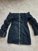 ASOS off shoulder denim jurkje, Kleding | Dames, Maat 38/40 (M), Zwart, Nieuw, Ophalen of Verzenden