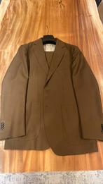 Suitsupply pak chocolade bruin, wol cashmere, maat 48, Kleding | Heren, Kostuums en Colberts, Ophalen of Verzenden, Zo goed als nieuw
