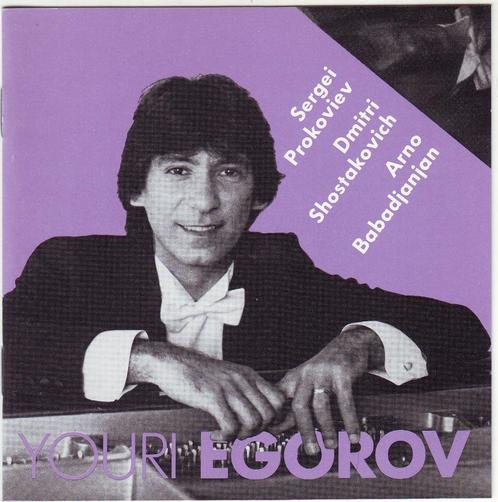 Youri Egorov in Prokofjev, Sjostakowitsj en Babadjanjan, Cd's en Dvd's, Cd's | Klassiek, Zo goed als nieuw, Kamermuziek, Modernisme tot heden