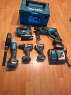 Makita set, Doe-het-zelf en Verbouw, Gereedschap | Boormachines, Ophalen of Verzenden, Zo goed als nieuw, Boormachine