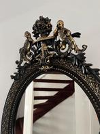 Antieke 19e eeuwse Hollandse spiegel., Ophalen of Verzenden, Rechthoekig, 50 tot 100 cm, Minder dan 100 cm