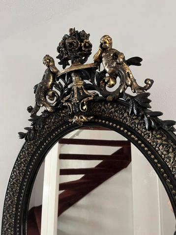 Antieke 19e eeuwse Hollandse spiegel. beschikbaar voor biedingen