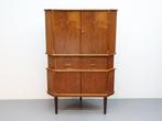 Vintage Deense hoekkast palissander #Rotundumvintage, Huis en Inrichting, Kasten | Wandmeubels, Niet bekend, Zo goed als nieuw