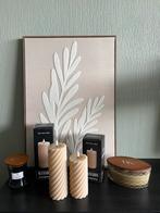 Mansion LED kaars verschillende maten per stuk te koop, Kunststof, Beige, Nieuw, Ophalen of Verzenden