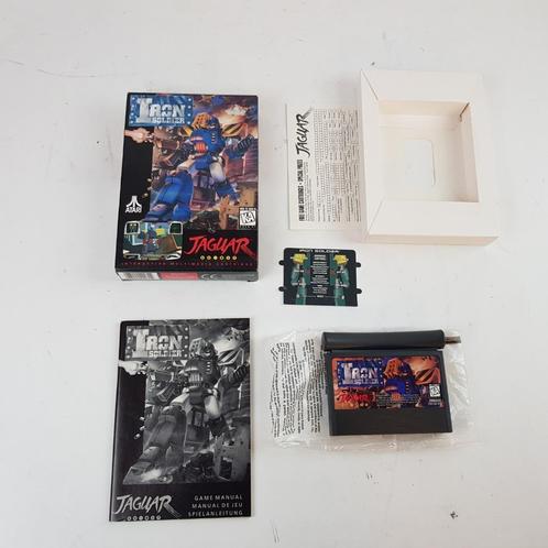 iron soldier Atari Jaguar helemaal compleet + overlay, Spelcomputers en Games, Games | Atari, Zo goed als nieuw, Atari Jaguar