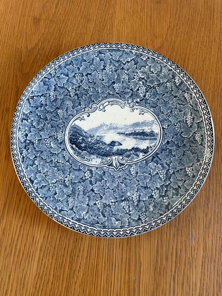 Ludwig Wessel design Bonn wandbord - Rolanseck - keramiek, Ophalen of Verzenden